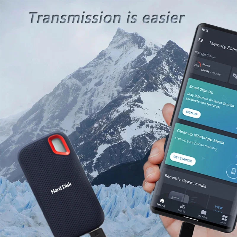 Portable External Hard Drive & SSD – 1TB/2TB/4TB USB 3.2 for Laptop, PC & Mac