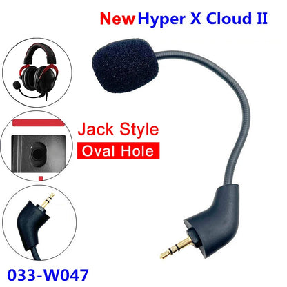 Replacement 3.5mm Mic for Kingston HyperX Cloud 2 & II X Core Gaming Headset
