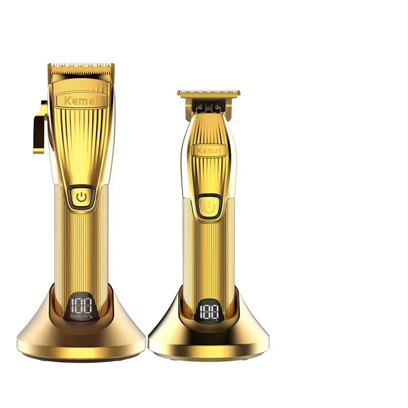 Kemei Professional Hair Trimmer – Electric Shaver & Rechargeable Hair Clipper