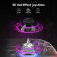 Transparent HG-04D Wireless Controller for PS5/PC/iOS/Android/Steam – BT 5.3, Macro, Touchpad, Hall Triggers