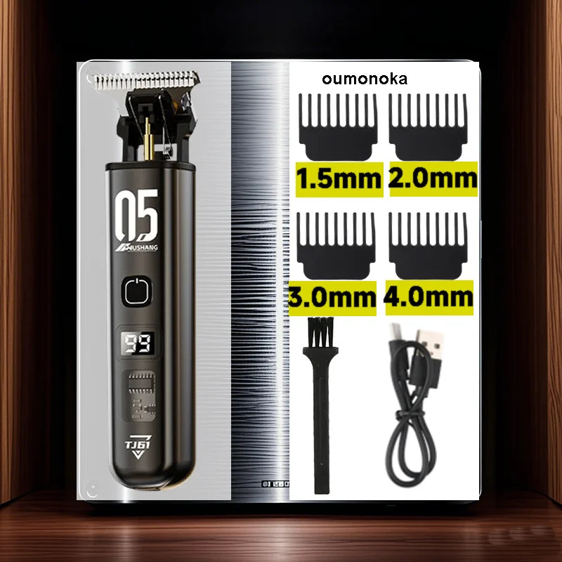 Professional Men’s Hair Cutting Machine – Electric Trimmer, Shaver & Beard Cutter