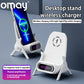 Mini Chair Cordless Charger Stable Support Desktop Phone Stand Tabletop Ornament High Performance Portable 3 in 1 Fast