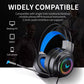 G60 Gaming Headset 7.1 Stereo Virtual Surround Bass Headphone with Microphone LED Light Foldable G58