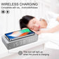 Wireless Charger Time Alarm Clock LED Digital Thermometer Chargers Fast Charging Dock Station for iPhone Samsung