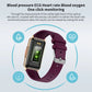 LIGE New Fashion Smart Watch Ladies Message Push Blood Pressure DIY Custom Dial Sports Bracelet Waterproof Men Women