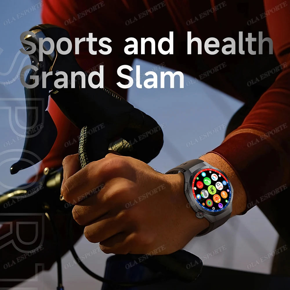 2025 New Watch 5 Pro Smart Watch 1.5“ AMOLED Screen NFC GPS Tracker BT Call Health Waterproof Men Women For Android