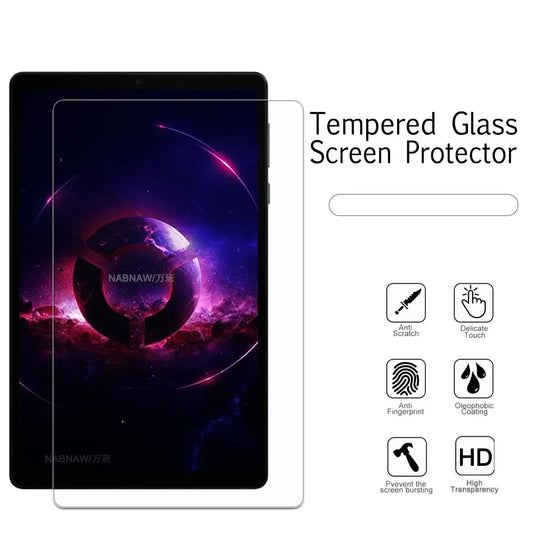 2 Pieces Transparent HD Screen Protector Hard Film Scratch Proof Tempered Glass For Blackview Tab A5 Kids 8.0-inch