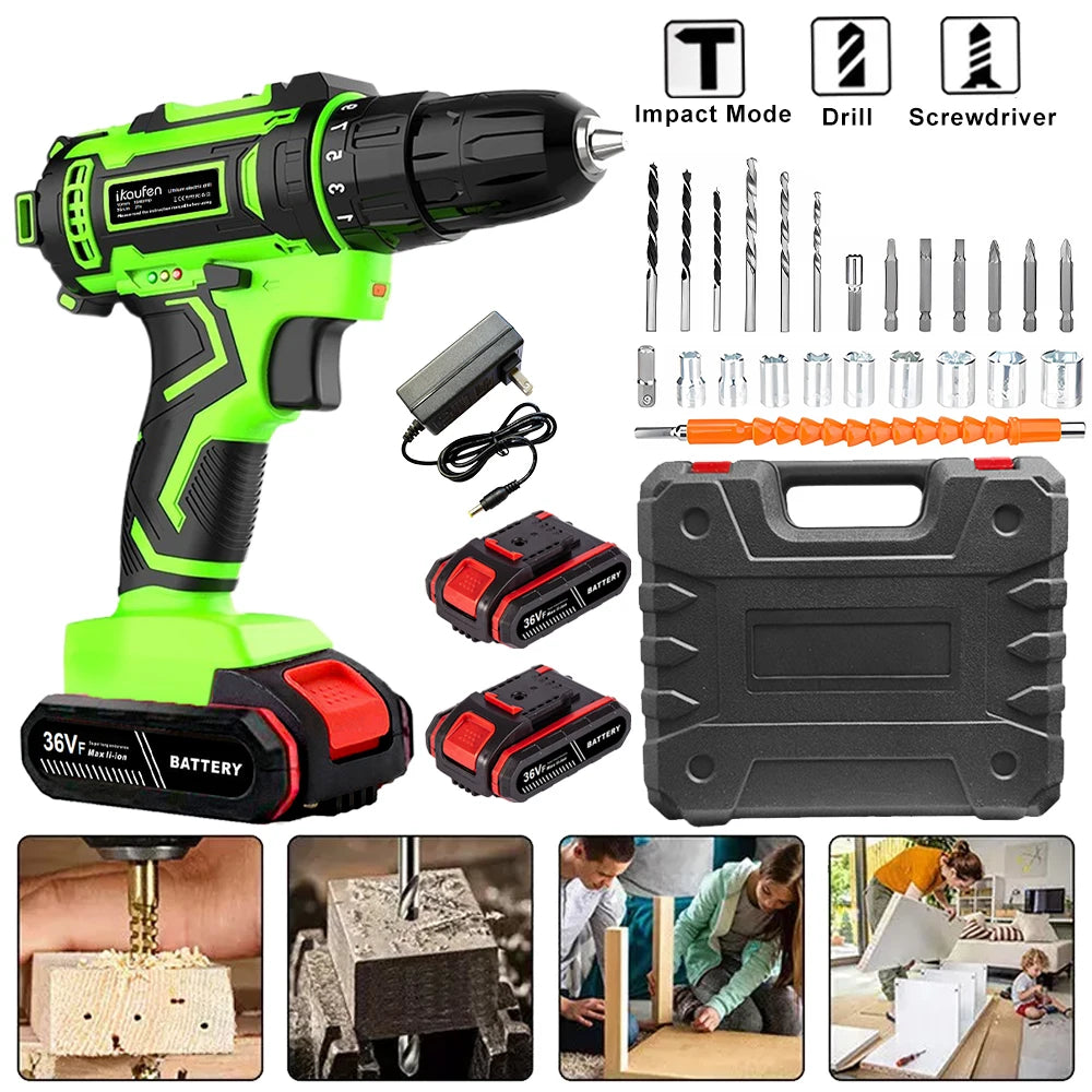 Top Sale 18V Cordless Multi-Function Impact Drill