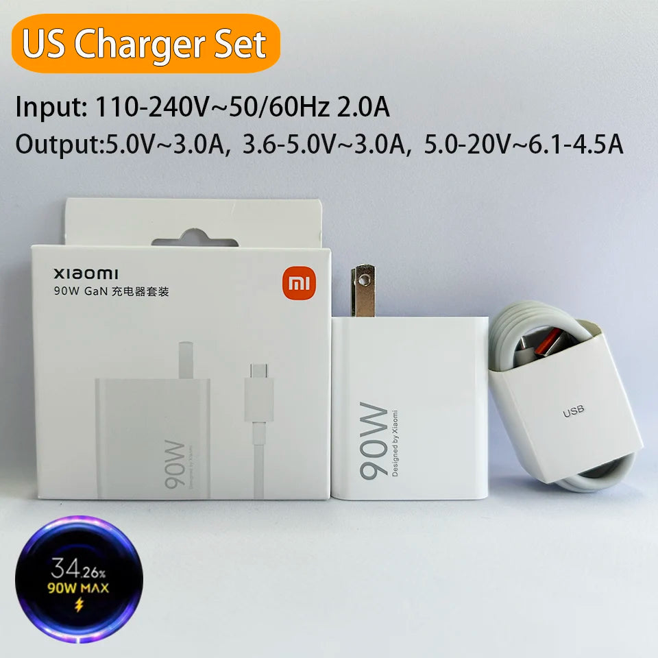 90w Xiaomi Charger Original Mi 14 Ultra Hyper Turbo  Super Fast Charging Cable Xiao Mi Redmi Note 13 Pro Lite 12 S