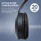 Siindoo JH-ANC923 Active Noise Cancelling Wireless Foldable Over-Bluetooth Headphones With Mic HiFi Stereo Deep Bass