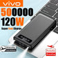 VIVO 200000mAh 120W Power Bank Super Fast Charging Battery High Capacity Digital Display For iPhone Samsung Huawei