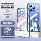 Official 17 Air Series Original Color Phone Case for iPhone 16 15 14 13 12 11 Pro Max Plus Transparent Simplicity TPU Soft