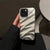 Luxury Plating 3D Wave Pattern Glossy Case For iPhone 16 15 14 13 12 11 17 Pro Max X XS Max XR Plus Fashion Bright Bumper