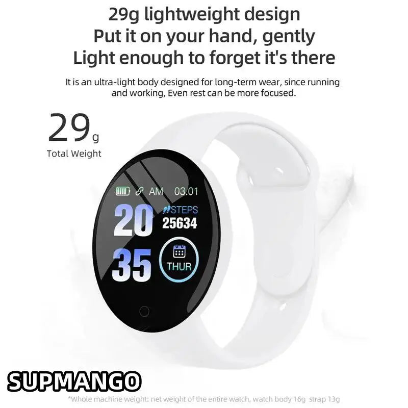 Real Stepcount Smart Watch Multi Function Step Connected For Men And Women Suitable For And Android