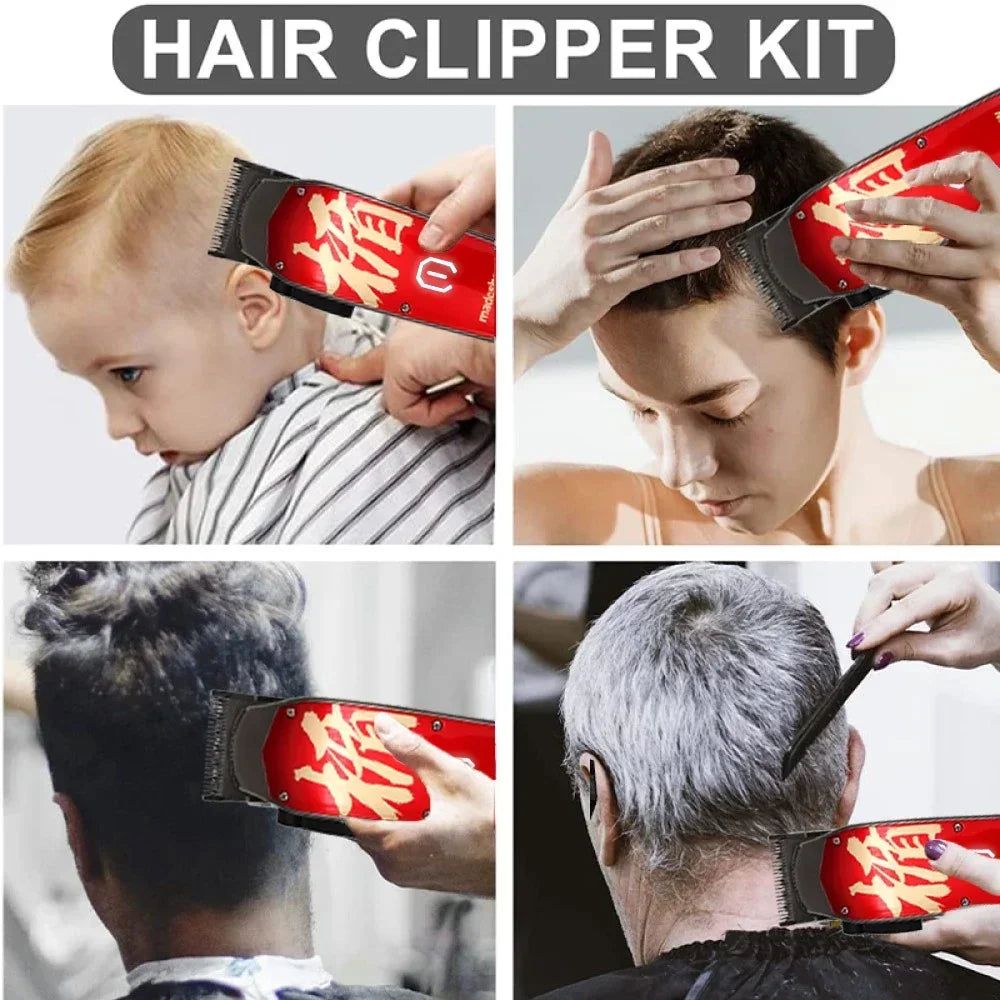 Madeshow M10/M11 Professional Hair Clipper – Titanium Ceramic Blade, 7000RPM Salon Trimmer