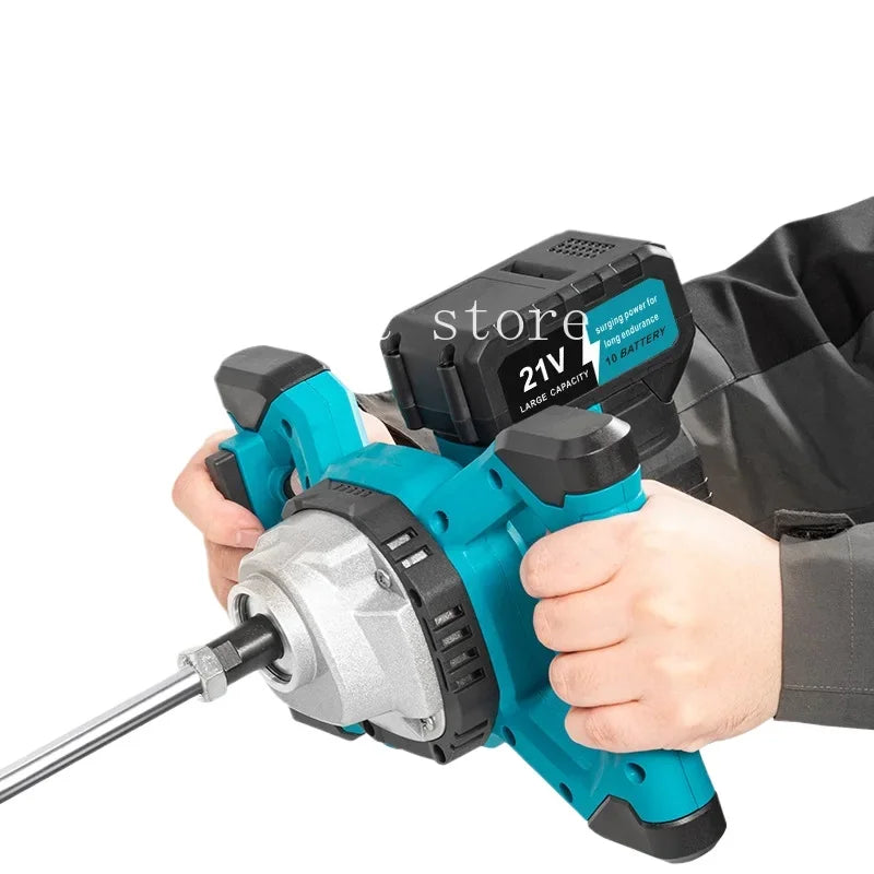 Cordless 6-Speed Handheld Ice Auger Drill – Electric Earth Auger for Makita 18V