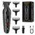 HIENA 212 Professional Hair Clipper – Metal Cordless Electric Trimmer with LCD Display