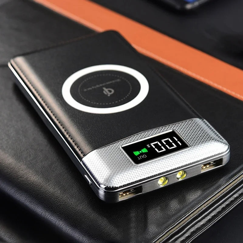 High Quality Wireless Power Bank 20000mAh/10000mAh External Battery Built-in Portable For iPhone VIVO HUAWEI