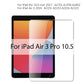 For Ipad A16 10 9 9th 10th Generation Pro 13 M4 12.9 Tempered Glass Screen Protector For Ipad Air 11 M2 M3 5 4 3 2 Mini 6 7 Film