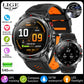 LIGE 2025 New Professional GPS Track Sports Smartwatch Outdoor RIDE Run Compass Altimeter 3ATM Fitness Bracelets 540mAh