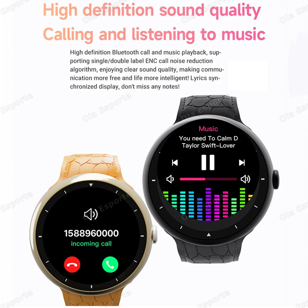 New Waterproof Smart Watch 2025 Heart Rate Multi-Strap Sleep Monitoring Sports Bluetooth Call Men Women