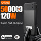 VIVO 120W 50000mAh Power Bank PD 20W Portable Fast Charger External Battery High Capacity For iPhone Samsung Xiaomi