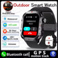 Military GPS Smart Watches For Flashlight Waterproof Outdoor Sport Tracker Bluetooth Call Man Women 2025 Pk h12