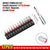 1/2 Inches T5-T40 Torx Screwdriver Bit Set,Impact Tough Magnetic S2 Alloy Steel Star Bit with Base