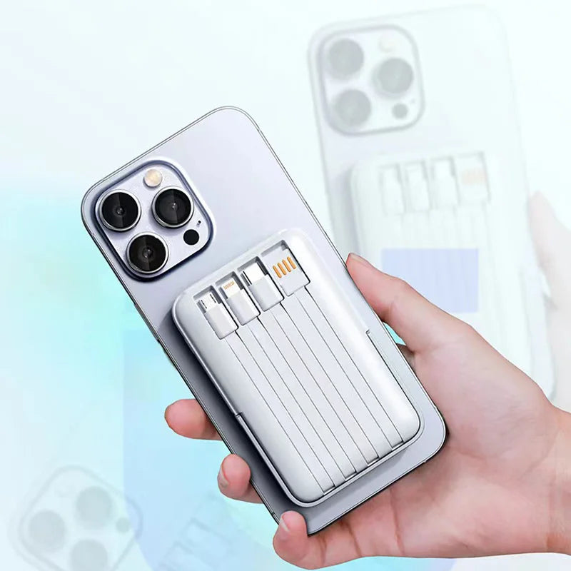 Wireless magnetic power bank 22.5W super fast charging 10000mAh suitable for watches, mobile , lightweight and thin