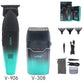VGR Professional Hair Clipper Kit – DLC Blade, Full Metal Body, LED Display