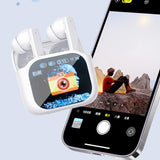 For NE20 AI Touch Screen Translator Earbuds Wireless Real Time Translators Business High Fidelity Waterproof