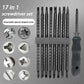 Triangle Screwdriver 17 In 1 Special Shaped Magnetic Screw CRV Torx Key Set Telescopic Alloy Steel For Xiaomi Repair Household
