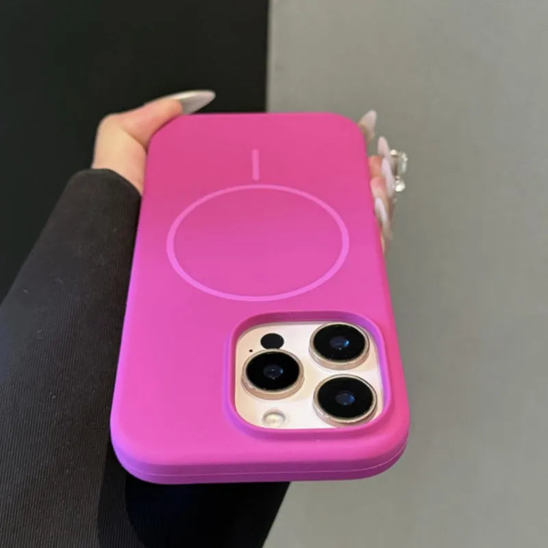 Original Liquid Silicon Magsafe Case For iPhone 17 Air 16 15 Plus 14 13 12 11 Pro Max Magnetic Wireless Charge Soft Rubber