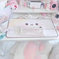 Kawaii Cute Ins Style Mouse Pad Original Cat Large Size Leather Waterproof