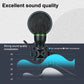 RGB USB Condenser Microphone – Pro Mic for Gaming, Streaming & Podcasting