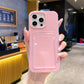 Candy Jelly Cute 2 in 1 Phone Case For Apple iPhone 11 12 13 14 15 16E 16 Pro Max Plus Funda with Card Holder Protective
