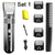 Professional Electric Hair Clipper – Waterproof, LED Display, USB Charging Set