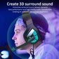 G7 LED Light Gaming Headset USB Stereo Surround Wired Noise Cancelling Microphone