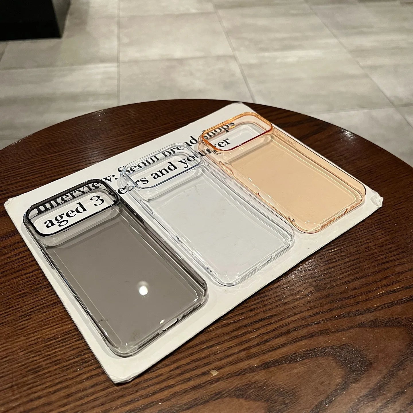 17 ProMax Ultra Thin Transparent Orange Phone Case For iPhone Air 16 15 14 13 12 Pro Max Plus Acrylic PC Slim Plating Hard