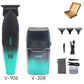 VGR Professional Hair Clipper Kit – DLC Blade, Full Metal Body, LED Display