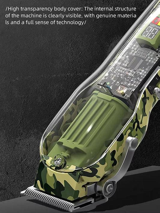 Kemei KM-2379 Transparent Clipper Kit – Rechargeable Trimmer & Waterproof Shaver Set