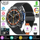 LIGE GPS Offline Map Smart Watch 860mAh Outdoor Sports Compass Altimeter 4GB Memory AMOLED Voice Call 3ATM Men Bracelets