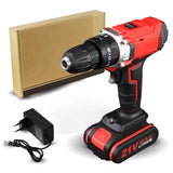 Charging hand DIY power tools 21V Electric cordless Screwdriver 2 features wireless hammer drill mini lithium battery