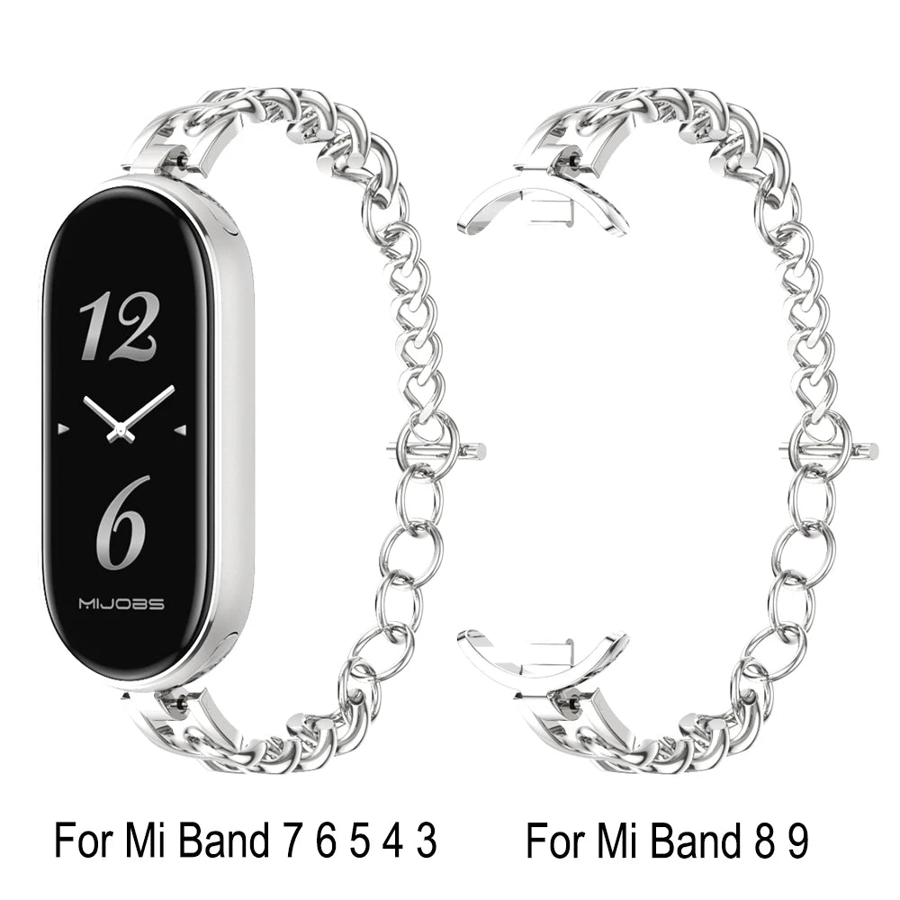 Ladies Strap for Mi Band 10 9 8 7 6 5 Watchband for Xiaomi Smart Band 9 Wristband for Mi Band 8 Wrist Strap For Mi Band 7 Correa