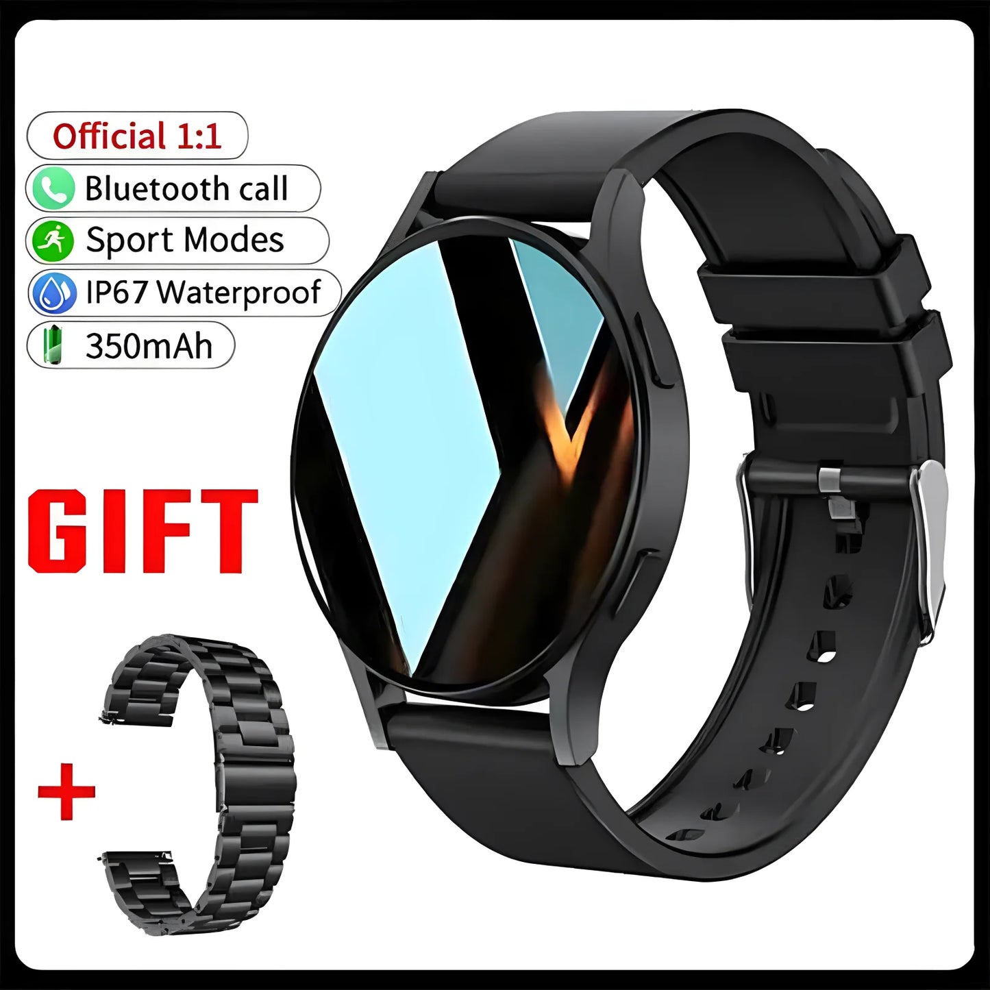 New Bluetooth Call Smart Watch 6 Heart Rate Blood Oxygen Custom Dials Sport Men Woman 2025 Health Monitor