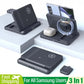 3 in 1 Foldable Fast Charging Dock Station Wireless Charger Stand For Samsung Z Fold Zflip5 S25 S24 Ultra Galaxy Watch 6 5 Buds2