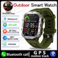 Military GPS Smart Watches For Flashlight Waterproof Outdoor Sport Tracker Bluetooth Call Man Women 2025 Pk h12