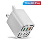 3PD+3USB 100W Wall Charger – QC 3.0 Fast Charging Adapter for iPhone, Samsung, Xiaomi & Huawei