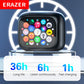 ERAZER Original LCD Touch Screen Bluetooth earphone ANC noise cancelling wireless Headphone waterproof earbuds HD stereo Headset