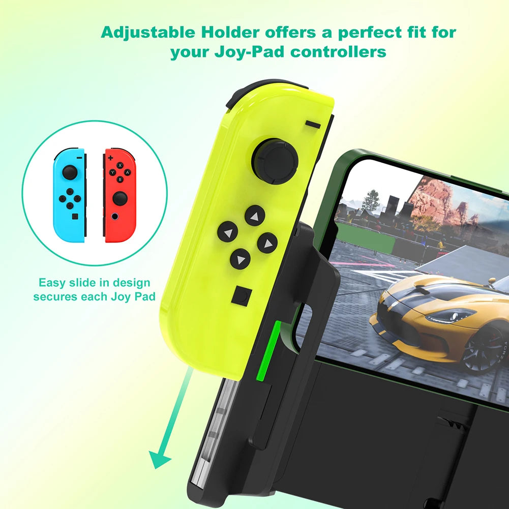 Mobile Game Controller Gaming Grip Handle Adapter Fit For Nintend Switch/Oled Joy-Con for IOS Android Mobile Phone Gaming Holder